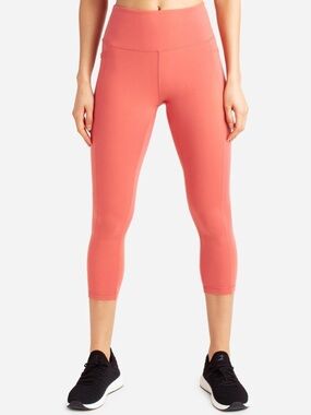Danskin Leggings Cropped Terra Cotta / Coral Size Large